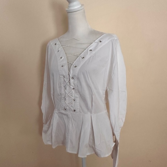 STAUD MONROE TOP |WHITE - Picture 5 of 10